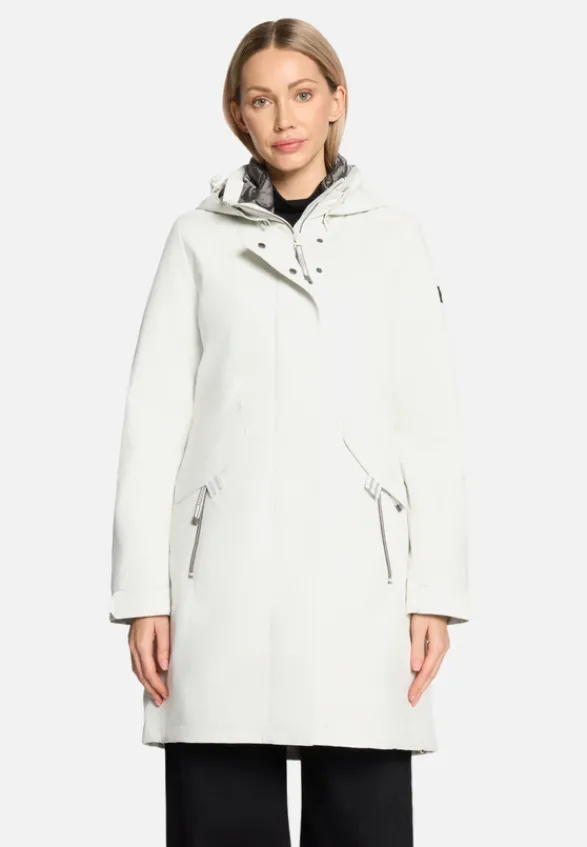 Betty Barclay Mäntel|Jacken*3 in 1 Jacke mit abnehmbarer Kapuze Rohweiß