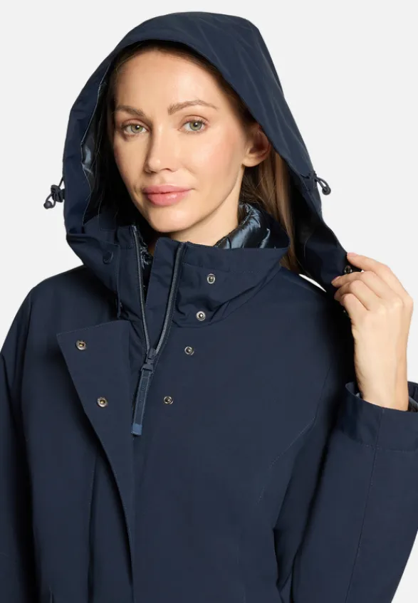 Betty Barclay Mäntel|Jacken*3 in 1 Jacke mit abnehmbarer Kapuze Dunkelblau