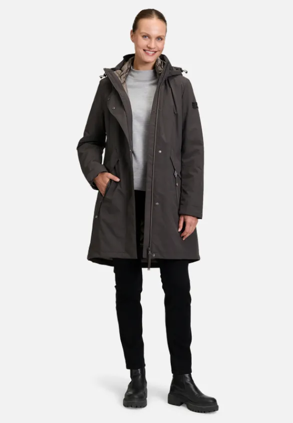 Betty Barclay Mäntel|Jacken*3 in 1 Jacke mit abnehmbarer Kapuze Dunkelgrün