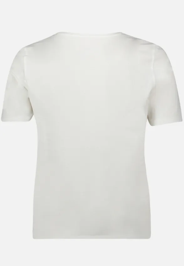 Betty Barclay Shirts*Basic Shirt mit Aufdruck Patch White/Black