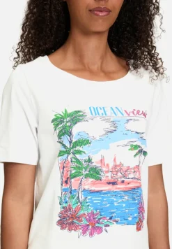 Betty Barclay Shirts*Basic Shirt mit Aufdruck Patch White/Varicolored