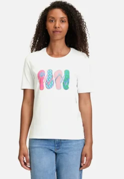 Betty Barclay Shirts*Basic Shirt mit Aufdruck Patch White/Varicolored