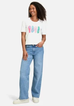 Betty Barclay Shirts*Basic Shirt mit Aufdruck Patch White/Varicolored