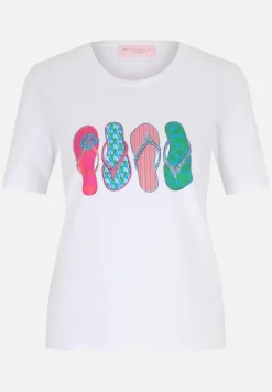 Betty Barclay Shirts*Basic Shirt mit Aufdruck Patch White/Varicolored