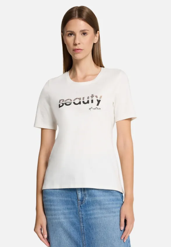 Betty Barclay Shirts*Basic Shirt mit Aufdruck Patch Cream/Black