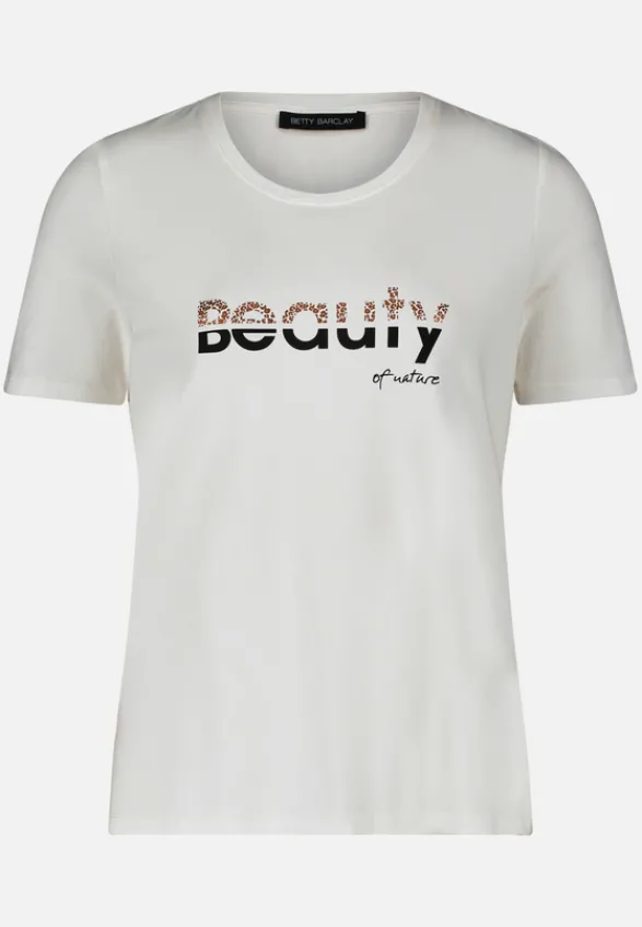 Betty Barclay Shirts*Basic Shirt mit Aufdruck Patch Cream/Black