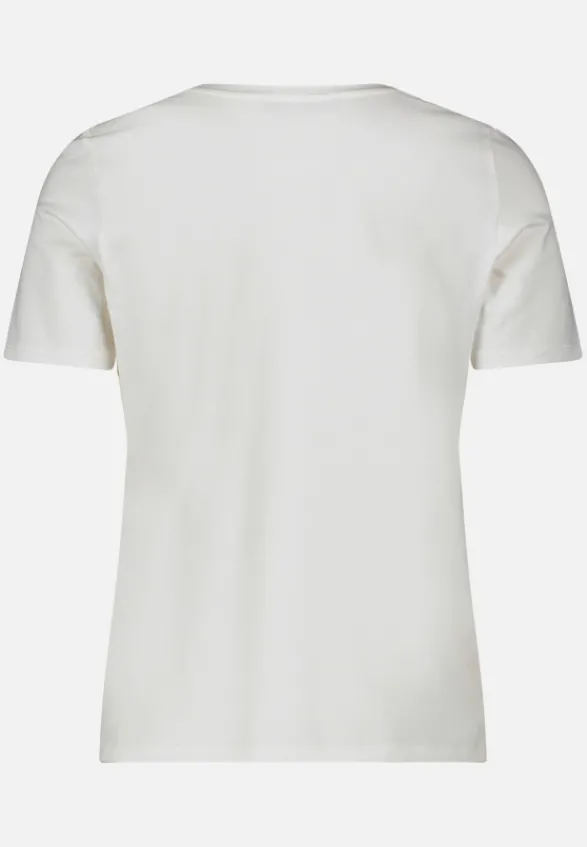 Betty Barclay Shirts*Basic Shirt mit Aufdruck Patch Cream/Black