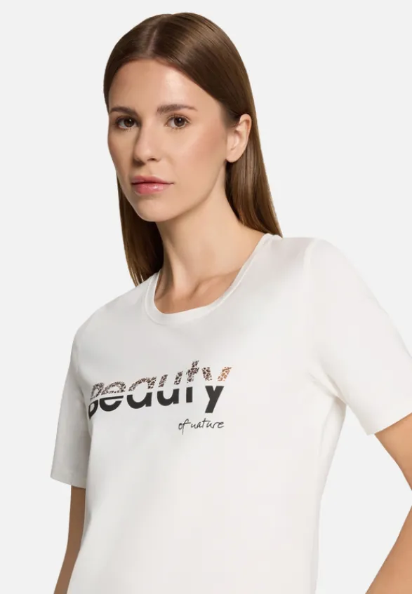 Betty Barclay Shirts*Basic Shirt mit Aufdruck Patch Cream/Black