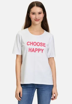 Betty Barclay Shirts*Basic Shirt mit Aufdruck Patch White/Red