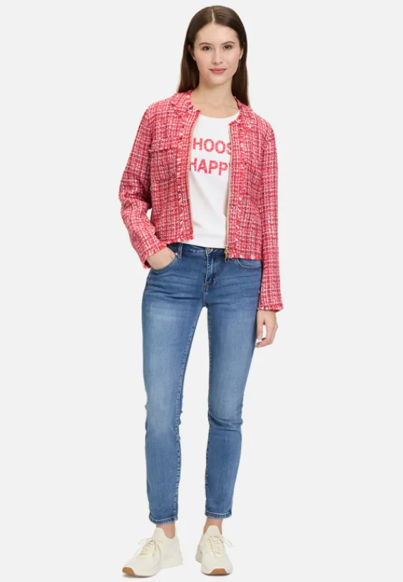 Betty Barclay Shirts*Basic Shirt mit Aufdruck Patch White/Red