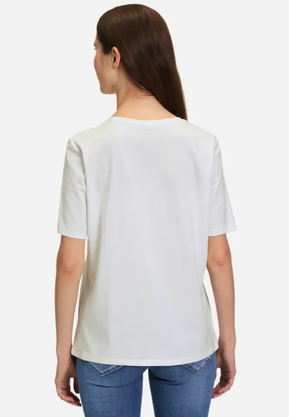 Betty Barclay Shirts*Basic Shirt mit Aufdruck Patch White/Red