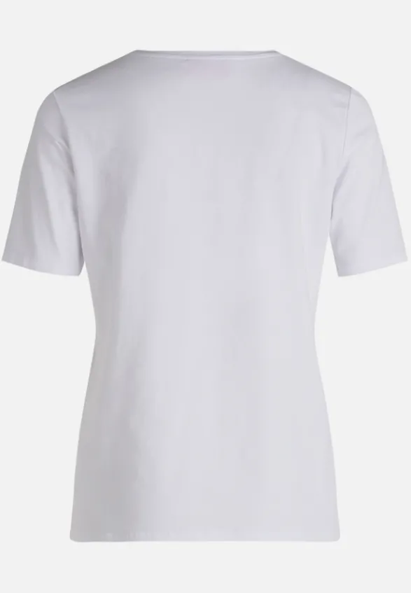 Betty Barclay Shirts*Basic Shirt mit Aufdruck Patch White/Varicolored