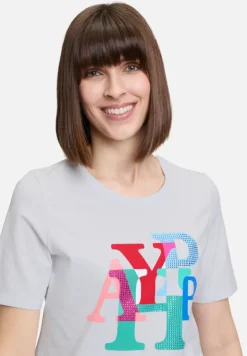 Betty Barclay Shirts*Basic Shirt mit Aufdruck Patch White/Varicolored