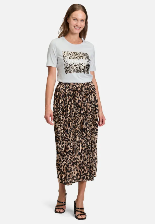 Betty Barclay Shirts*Basic Shirt mit Placement Patch White/Black