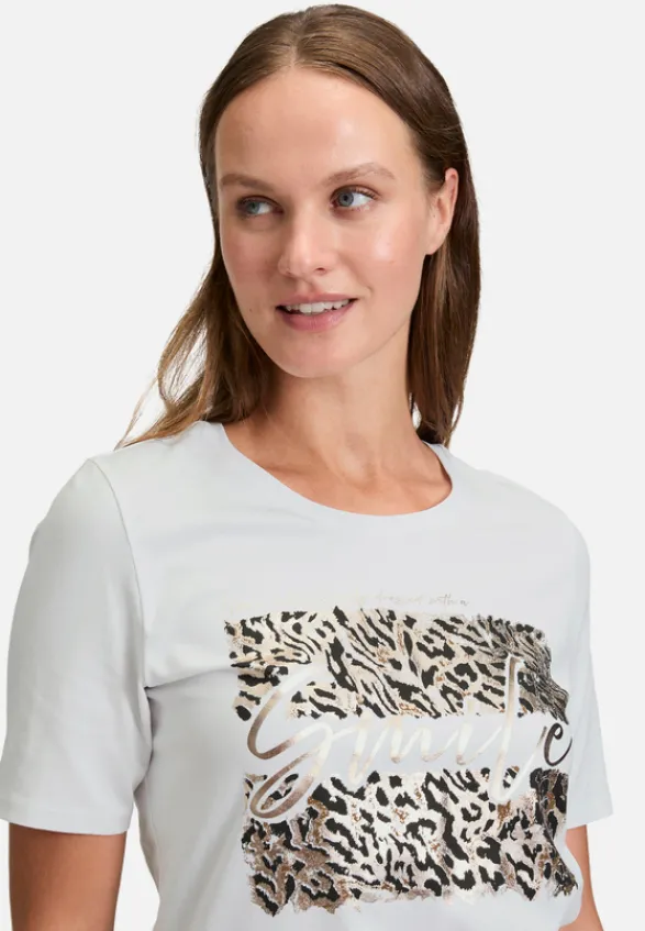 Betty Barclay Shirts*Basic Shirt mit Placement Patch White/Black