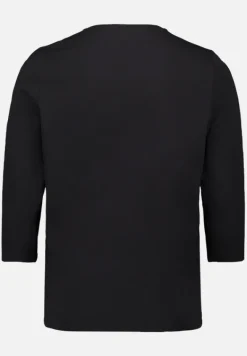 Betty Barclay Shirts*Basic Shirt mit Placement Patch Black/Brown