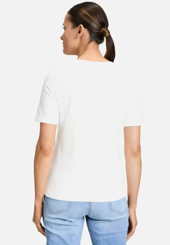 Betty Barclay Shirts*Basic Shirt mit Placement Patch Cream/Rosé