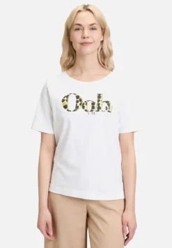 Betty Barclay Shirts*Basic Shirt mit Placement White/Beige
