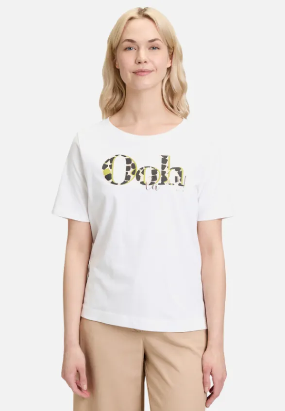 Betty Barclay Shirts*Basic Shirt mit Placement White/Beige