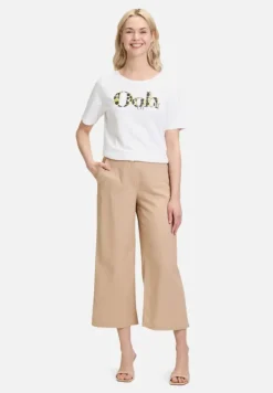 Betty Barclay Shirts*Basic Shirt mit Placement White/Beige