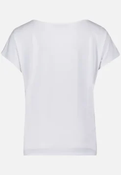 Betty Barclay Shirts*Basic Shirt mit Placement Patch White/Black