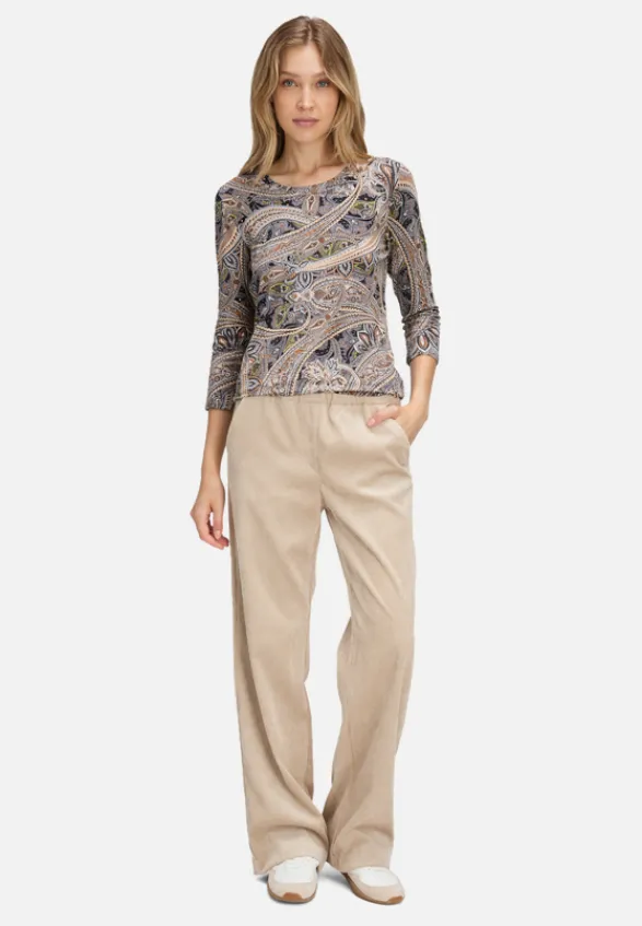 Betty Barclay Shirts*Basic Shirt mit Print Grau/Beige