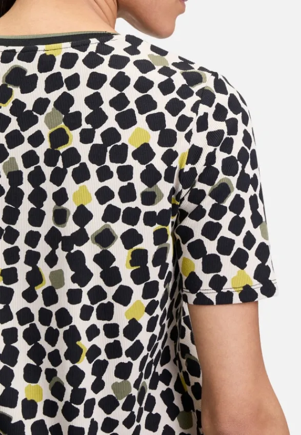 Betty Barclay Shirts*Basic Shirt mit Print Beige/Schwarz