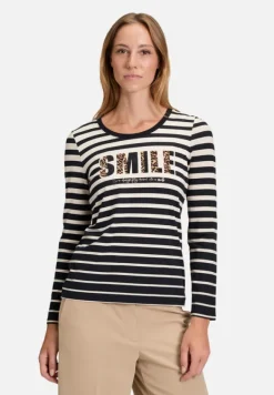 Betty Barclay Shirts*Basic Shirt mit Print Schwarz/Beige