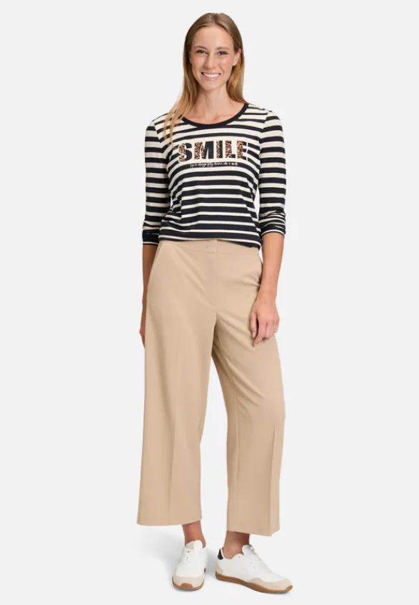 Betty Barclay Shirts*Basic Shirt mit Print Schwarz/Beige