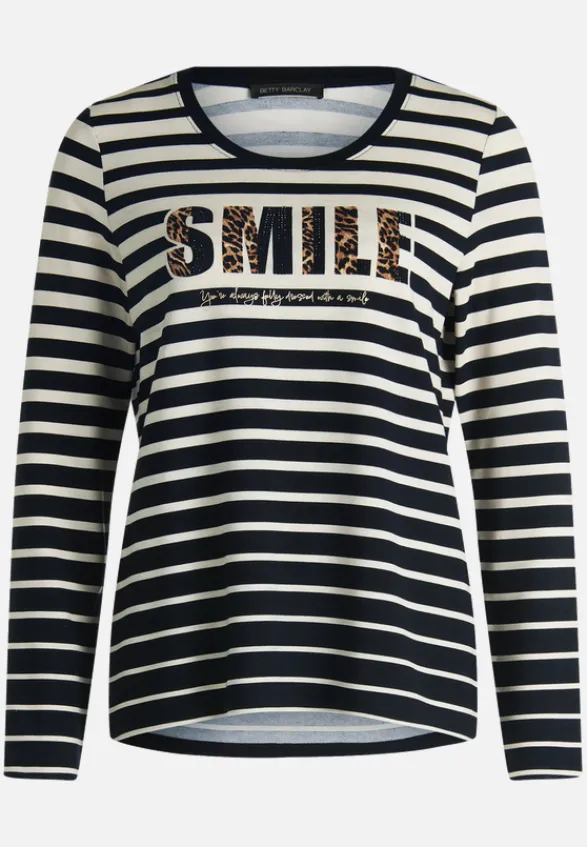 Betty Barclay Shirts*Basic Shirt mit Print Schwarz/Beige