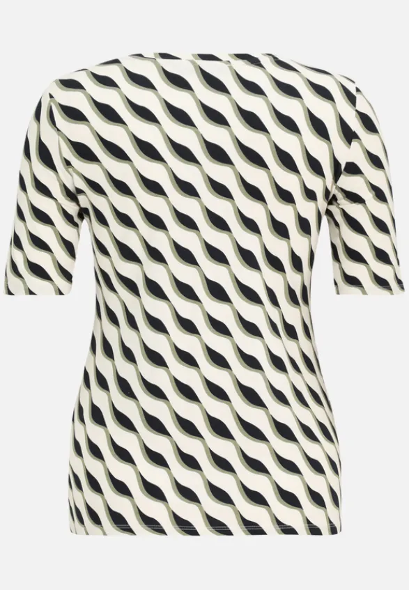 Betty Barclay Shirts*Basic Shirt mit Print Beige/Dark Blue