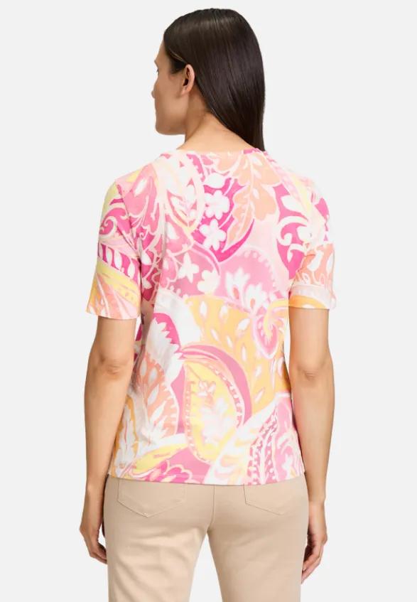 Betty Barclay Shirts*Basic Shirt mit Print Rosé/Yellow