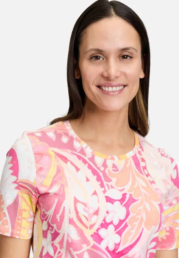 Betty Barclay Shirts*Basic Shirt mit Print Rosé/Yellow