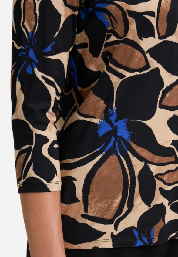 Betty Barclay Shirts*Basic Shirt mit Print Schwarz/Blau