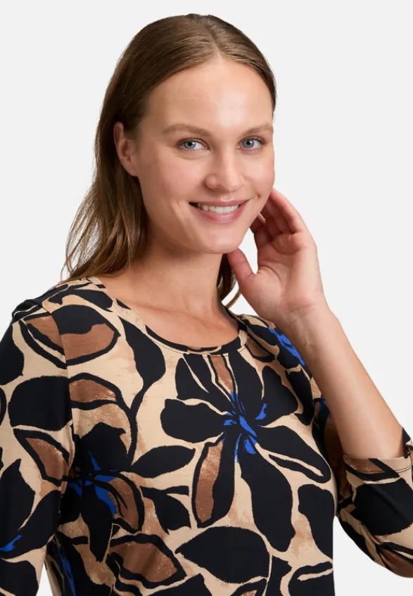 Betty Barclay Shirts*Basic Shirt mit Print Schwarz/Blau