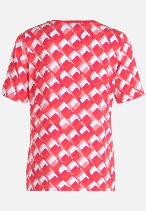 Betty Barclay Shirts*Basic Shirt mit Print Rot/Weiß