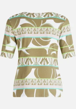 Betty Barclay Shirts*Basic Shirt mit Rippenstruktur Khaki/Green