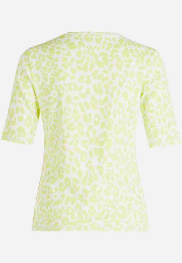 Betty Barclay Shirts*Basic Shirt mit Rippenstruktur Cream/Green