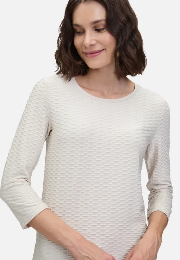 Betty Barclay Shirts*Basic Shirt mit Rundhalsausschnitt beige