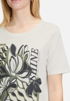 Betty Barclay Shirts*Basic Shirt mit Rundhalsausschnitt Patch White/Dark Blue