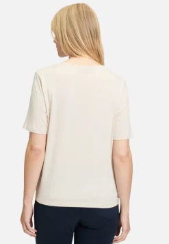 Betty Barclay Shirts*Basic Shirt mit Schleifenknoten Patch Beige/Beige