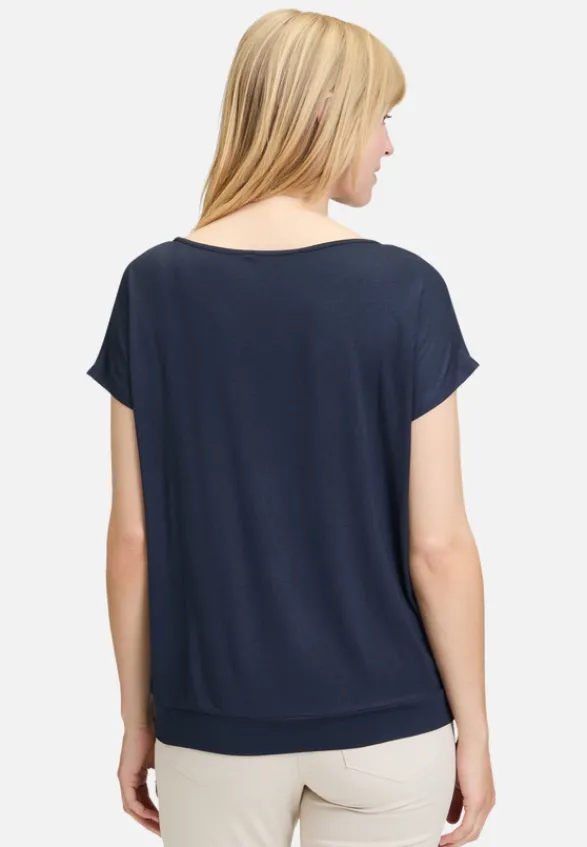Betty Barclay Shirts*Basic Shirt mit Schleifenknoten Dark Blue/Green