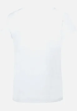 Betty Barclay Shirts*Basic Shirt mit U-Boot-Ausschnitt White/Khaki