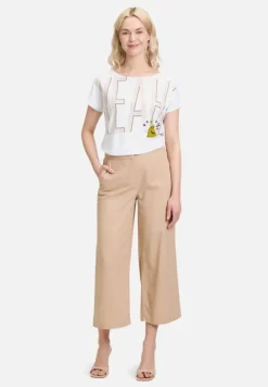 Betty Barclay Shirts*Basic Shirt mit U-Boot-Ausschnitt White/Beige