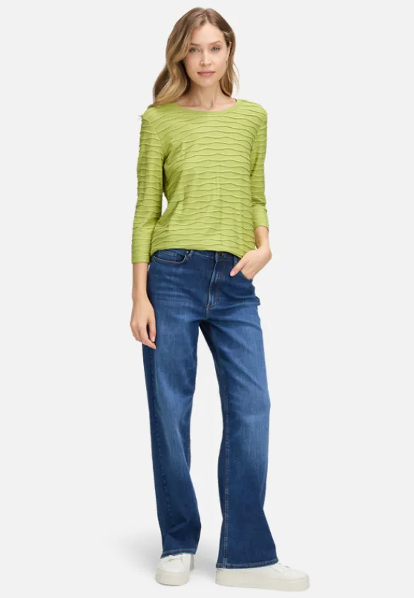 Betty Barclay Shirts*Basic Shirt mit Wellenstruktur Fresh Moss