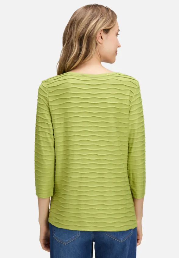 Betty Barclay Shirts*Basic Shirt mit Wellenstruktur Fresh Moss