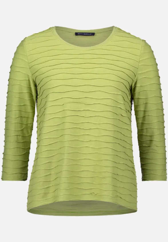 Betty Barclay Shirts*Basic Shirt mit Wellenstruktur Fresh Moss