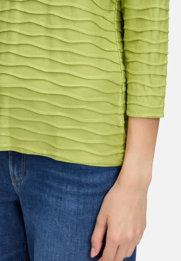 Betty Barclay Shirts*Basic Shirt mit Wellenstruktur Fresh Moss