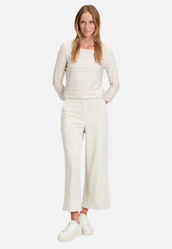 Betty Barclay Shirts*Basic Shirt mit Wellenstruktur beige