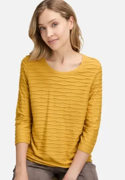 Betty Barclay Shirts*Basic Shirt mit Wellenstruktur gold